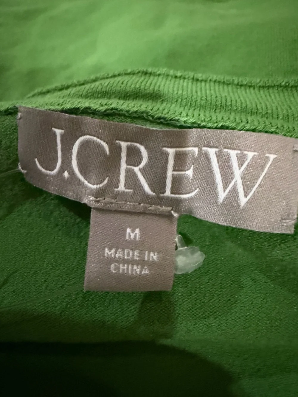 J. Crew Green Jackie Cardigan Button Front Cropped Knit Size M Preppy Coastal - Picture 9 of 12